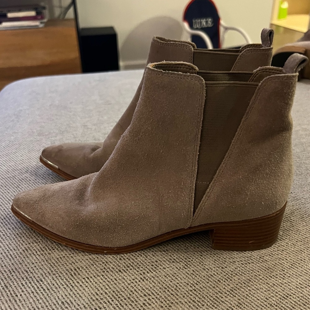 Marc Fisher Tan Suede Boots 7